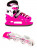 Ролики-коньки Scale Sports Pink (2в1) размер 29-33