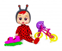 Лялька Cry Babies K2023AB (з коляскою, з велосипедом) 