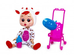 Лялька Cry Babies K2023AB (з коляскою, з велосипедом) 