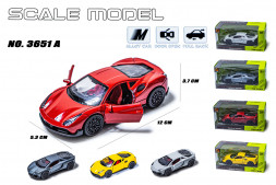 Машинка Металева Інерційна Scale Model 3651A