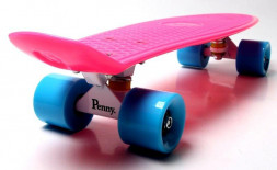 Penny Board Малиновий колір Матові колеса