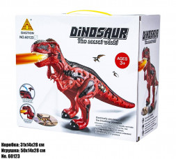 Інтерактивні динозавр 60123 світло, звук, пара 