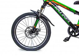 Велосипед 20 Scale Sports Зелёный Ручной и Дисковый