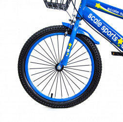 Велосипед 18 &quot;Scale Sports&quot; Синий T20, Ручной и Дисковый Тормоз