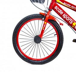 Велосипед 18 &quot;Scale Sports&quot; Красный T20, Ручной и Дисковый Тормоз