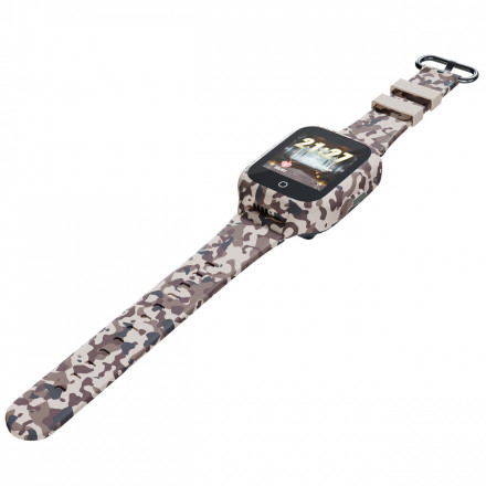 Дитячий водонепроникний GPS годинник MYOX MX-72BRW (4G) камуфляж з відеодзвінком 