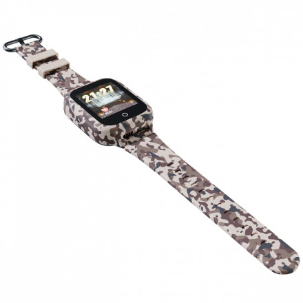 Детские водонепроницаемые GPS часы MYOX MX-72BRW (4G) камуфляж с видеозвонком