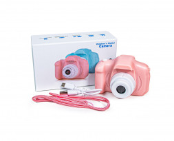 Дитячий фотоапарат X2 рожевий 