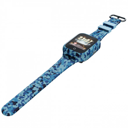 Дитячий водонепроникний GPS годинник MYOX MX-72BLW (4G) камуфляж з відеодзвінком 