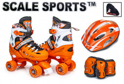 Комплект квадов Scale Sport Оранжевый, размер 29-33