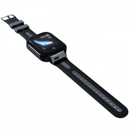 Дитячий водонепроникний GPS годинник MYOX MX-70UW (4G) чорний з відеодзвінком 