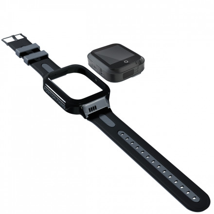 Дитячий водонепроникний GPS годинник MYOX MX-70UW (4G) чорний з відеодзвінком 