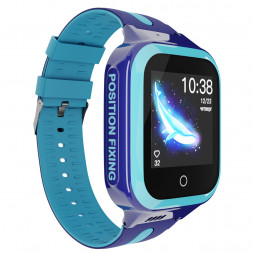 Детские водонепроницаемые GPS часы MYOX MX-70BW (4G) синие с видеозвонком