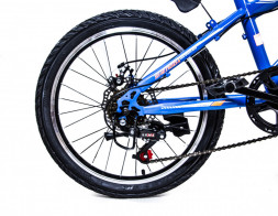 Велосипед 20 &quot;SHENGDA&quot; Синий V20, Ручной и Дисковый Тормоз