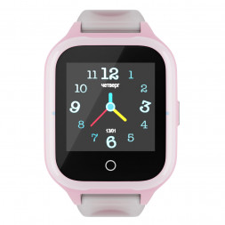 Детские водонепроницаемые GPS часы MYOX MX-55GW (4G) розовые с видеозвонком