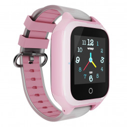 Дитячий водонепроникний GPS годинник MYOX MX-55GW (4G) рожевий з відеодзвінком 