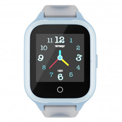 Дитячий водонепроникний GPS годинник MYOX MX-55BW (4G) блакитний з відеодзвінком 