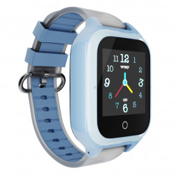 Дитячий водонепроникний GPS годинник MYOX MX-55BW (4G) блакитний з відеодзвінком 