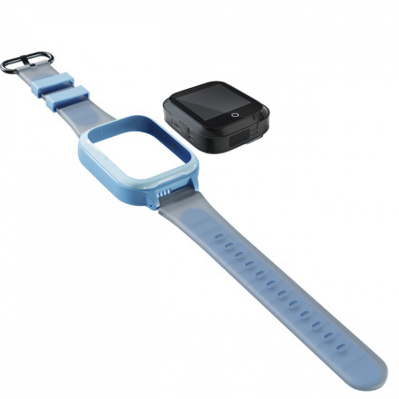 Детские водонепроницаемые GPS часы MYOX MX-55BW (4G) голубые с видеозвонком