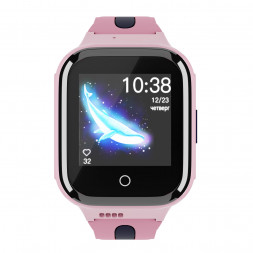 Дитячий водонепроникний GPS годинник MYOX MX-70GW (4G) рожевий з відеодзвінком 