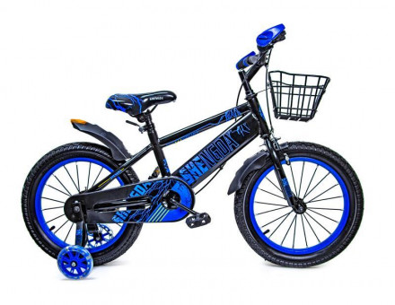 Велосипед 16 &amp;quot;SHENGDA&amp;quot; Blue T13, Ручне та Дискове Гальмо
