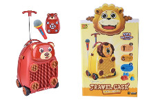 Детский чемодан Медвежонок, с микрофоном и на пульте управления