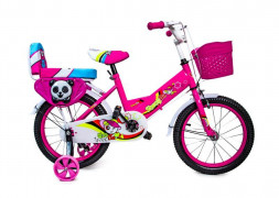 Велосипед 16 &quot;SHENGDA&quot; Pink T15, Ручной и Дисковый Тормоз
