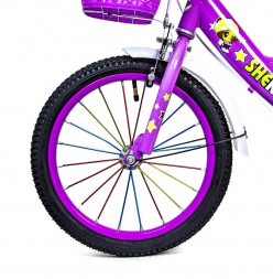 Велосипед 16 &quot;SHENGDA&quot; Violet T18, Ручной и Дисковый Тормоз