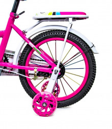 Велосипед 16 &quot;SHENGDA&quot; Pink T18, Ручне та Дискове Гальмо