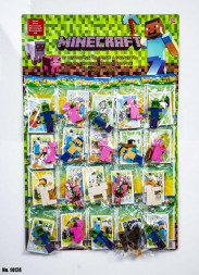 Фігурки Minecraft на листі 14124 