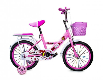 Велосипед 16 &amp;quot;SHENGDA&amp;quot; Pastel Pink T18, Ручне та Дискове Гальмо