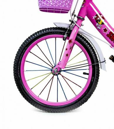 Велосипед 16 &amp;quot;SHENGDA&amp;quot; Pastel Pink T18, Ручне та Дискове Гальмо