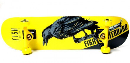 Скейтборд дерев&amp;#39;яний від Fish Skateboard raven 