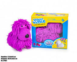 Интерактивная игрушка Wiggle Waggle Озорной Щенок Фиолетовый