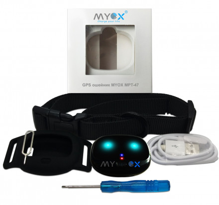 GPS нашийник для кішок MYOX MPT-47CB (чорний)