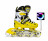 Ролики Scale Sports  Yellow LF 905, размер 29-33