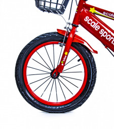 Велосипед 16 &quot;Scale Sports&quot; Червоний T13, Ручне та Дискове Гальмо 