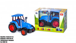 Синий трактор в блистере 0488-1Q