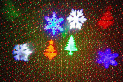 Новорічний вуличний лазерний проектор 4 кольори X-Laser+LED XX-MIX-1012