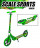 Двухколесный самокат Складной Scooter 460 Green