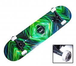 СкейтБорд деревянный от Fish Skateboard &quot;Green Rhombus&quot;