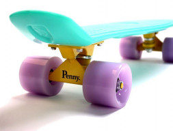 Penny Board Бирюзовый цвет Светящиеся колеса