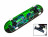 Скейтборд дерев&amp;#39;яний від Fish Skateboard Green Peafowl 