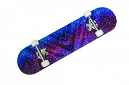 Скейтборд дерев&#39;яний &quot;Purple Space&quot;