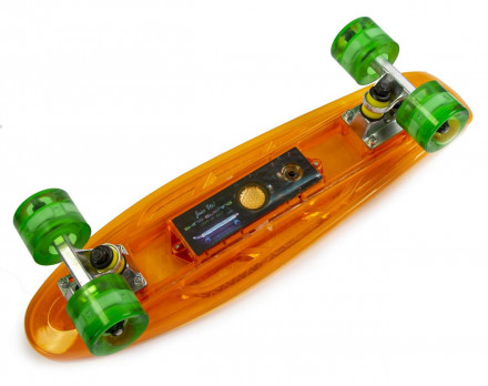 Penny &amp;quot;Fish Skateboard Original&amp;quot; Orange Музична дека, що світиться.