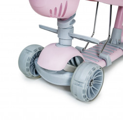 Самокат Scooter Smart 5 в 1 пастельно-рожевий з бортиком 