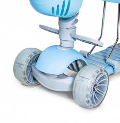 Самокат Scooter Smart 5 в 1 блакитний з бортиком 
